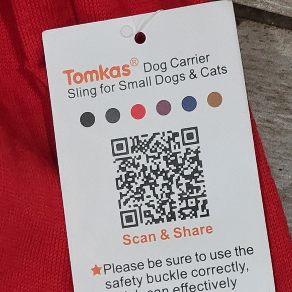 Tomkas pet sling NWT cat kitten puppy or sm dog - Picture 6 of 9